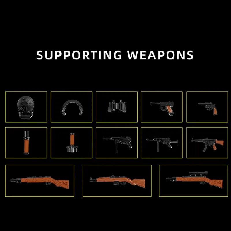 2416PCS WW2 Maus Tank Military Building Blocks Set With 7 Figures Collectible Technik Tanks Assembly Model Kit Adults Toys Gifts